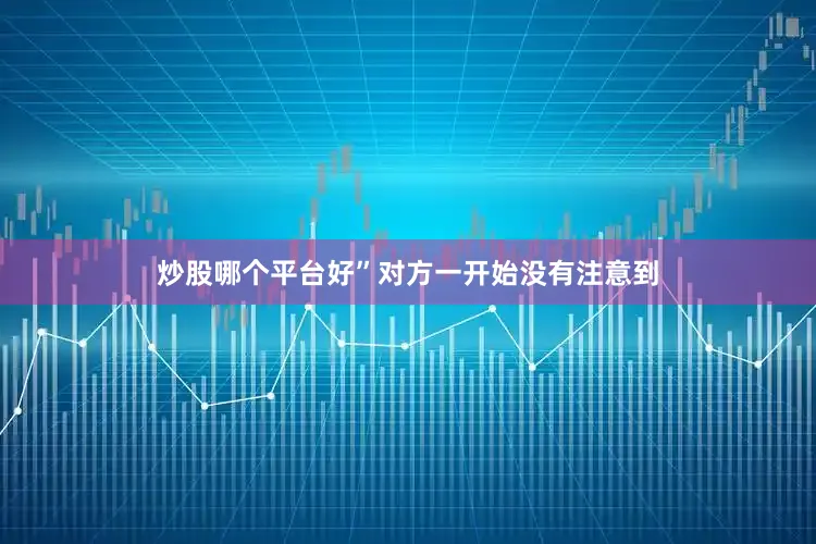炒股哪个平台好”对方一开始没有注意到